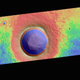 Illustration for article titled Zumba Crater, Mars